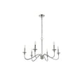 thumbnail image 6 of Home Decorative Rohan 30" Iron Chandelier In Polished Nickel, 6 of 10
