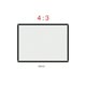 thumbnail image 1 of 60-100 Inch Projection Screen, 4: 3 HD Portable Foldable Anti-Wrinkle Screen Washable For Home Theater, Projector Screen Wall Mount/Ceiling, Ideal For, 1 of 5