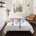 thumbnail image 4 of Grey Eucalyptus Tapestry for Bedroom Wall Hanging Tapestry, Gradient Retro Watercolor Leaves Ceiling Backdrop Tapestries Poster Blanket Wall Decor for Teens Room Living Room Dorm 59" x 90", 4 of 8