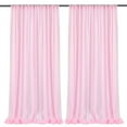 thumbnail image 3 of Mesh Curtain Wedding Arch Drapery White 5 X 10 Ft Light Blue Translucent Decorate Pink Window Decor Ornaments, 3 of 12