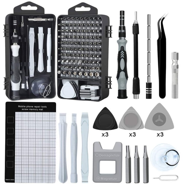 Kit de destornilladores de precisión duraderos Kit de herramientas Caja pequeña Destornillador Torx para Macbook, iPhone, reparación, gafas, bricolaje, reloj, teléfono inteligente La mejor