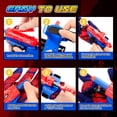 thumbnail image 3 of Juguete Excitobo de Web Shooters para niños con lanzador de guantes y dardos, 3 of 7