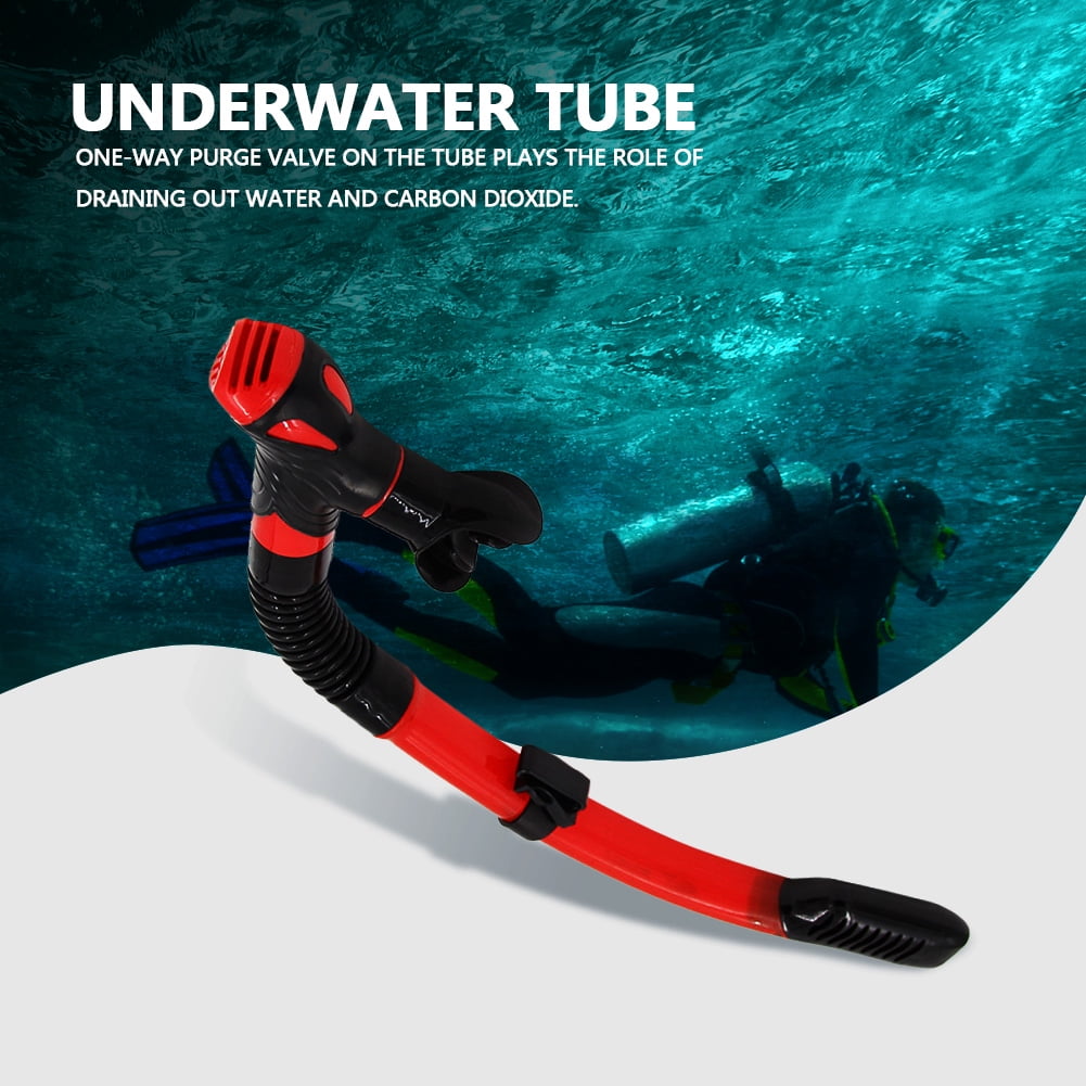 Diving Tube, Underwater Tube, Silicone Swimming Dry Breathing Tube 