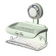 thumbnail image 1 of Water Resistant Soap Storage Dish Adhesive Wall Mount NonSlip Drain Space Saving Bathroom Tray Yellow, 1 of 4