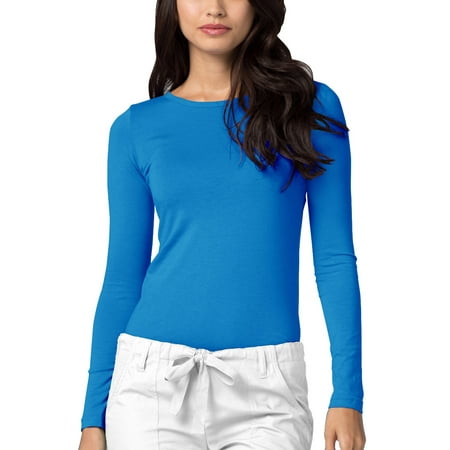 

Adar Underscrubs for Women - Long Sleeve Underscrub Comfort Tee.