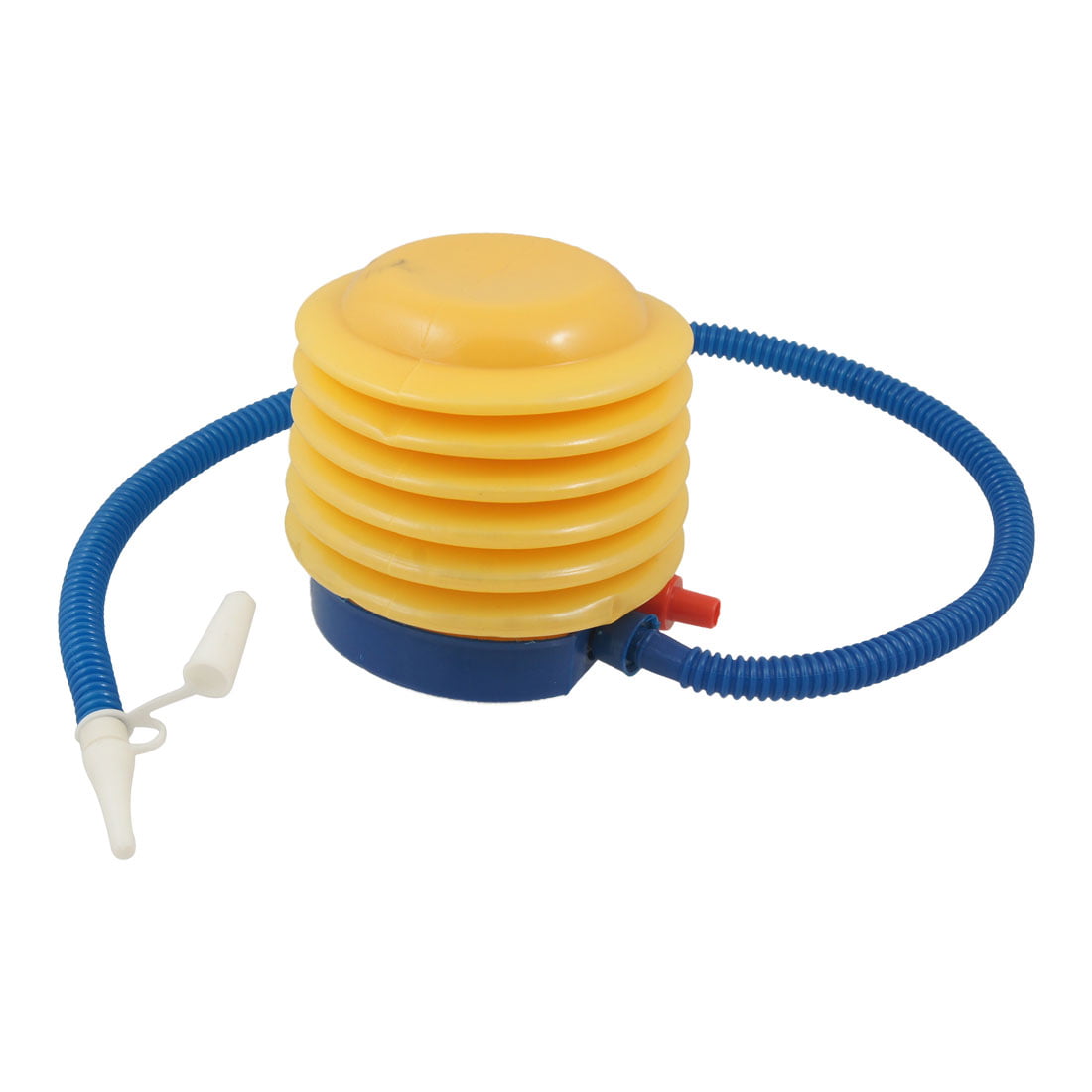 sourcingmap Balloon Easy Hand Foot Operated Air Bellow Pump Inflator Blue Yellow 
