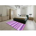 thumbnail image 4 of Ahgly Company Indoor Rectangle Patterned Pastel Purple Pink Area Rugs, 7' x 10', 4 of 6
