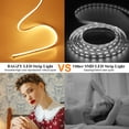 thumbnail image 3 of BAGZY LED Strip Lights 49.2FT/15M Silicone IP65 Waterproof 110V Neon Rope Light Waterproof Flexible LED,Contains DIY Accessories for Outdoor Indoor (Warm White), 3 of 6
