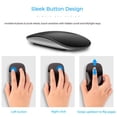 thumbnail image 2 of Wireless Multi-Touch Surface Magic Mouse Alternative USB C Rechargeable Bluetooth Mouse Compatible with MacOS/Windows/Linux/Android Laptop Desktop PC Smartphone Tablet (White), 2 of 5