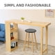 thumbnail image 3 of Taburete de madera con tapa redonda y asiento de madera, taburete de bar con asiento de madera, repuesto de taburete de madera., 3 of 7