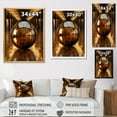 thumbnail image 4 of Designart "Metallic Bowling Contemplations" Bowling Picture Framed Canvas Wall Art, 4 of 5