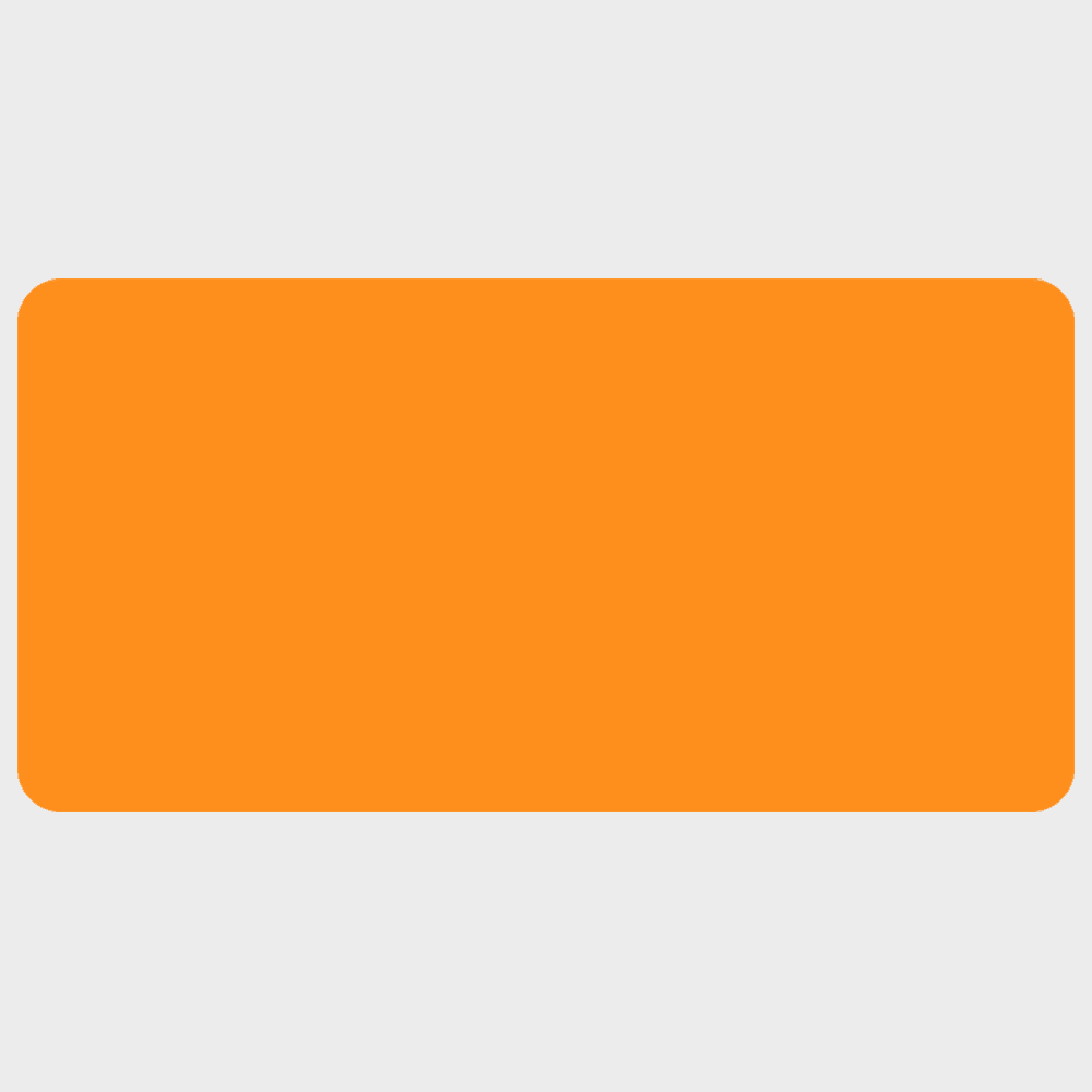 JAM Paper Standard Label Rolls, Rectangle, 1 1/2 x 3, Neon Orange, 125 Labels/Roll