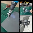 thumbnail image 5 of Electric Drill Plate Cutter Metal Sheet Cutter Tool Free Cutting Tool Nibbler Sheet Metal Cut Plate Punch Scissors Dropshipping ,Extraordinary Versatility, 5 of 6