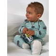 thumbnail image 5 of Gerber Baby and Toddler Neutral Microfleece 2-Way Zipper Blanket Sleeper Pajamas, 2-Pack, Sizes 0/3 Months - 5T, 5 of 17