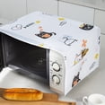thumbnail image 3 of Cheers Microwave Top Protector Double Pockets Oil Proof PEVA Machine Scratch Proof Toaster Oven Dust Cover Kitchen Accessories, 3 of 8