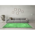 thumbnail image 3 of Ahgly Company Machine Washable Indoor Square Persian Emerald Green Traditional Area Rugs, 7' Square, 3 of 4