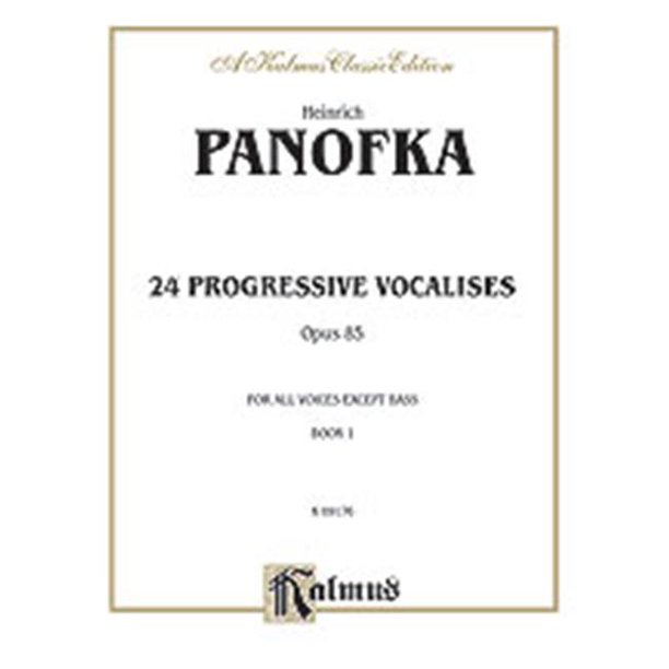 Alfred 00-K09176 PANOFKA 24 VOCALISES PROG. OP 85