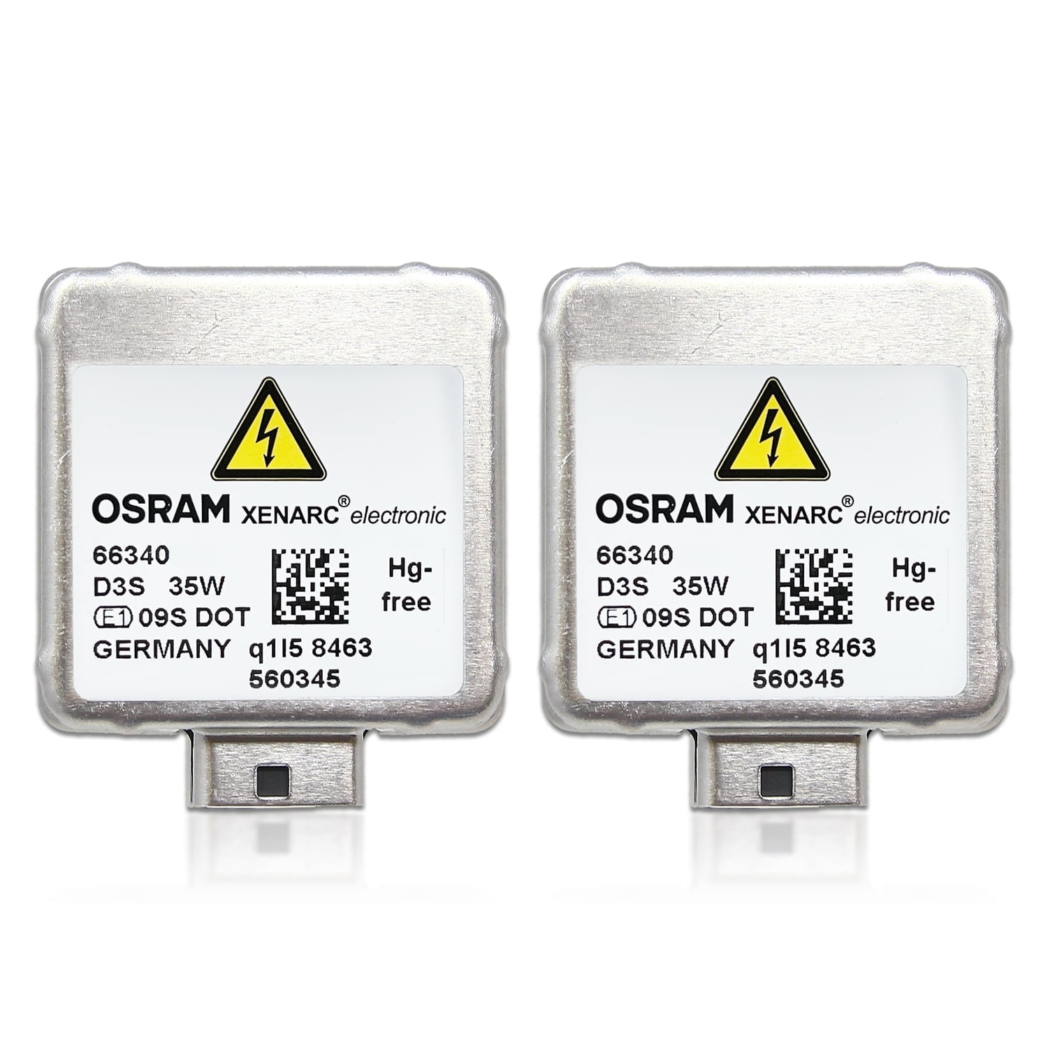 D3S: Osram Xenarc 4300K Standard HID OEM Bulb 66340 (Pack of 2)