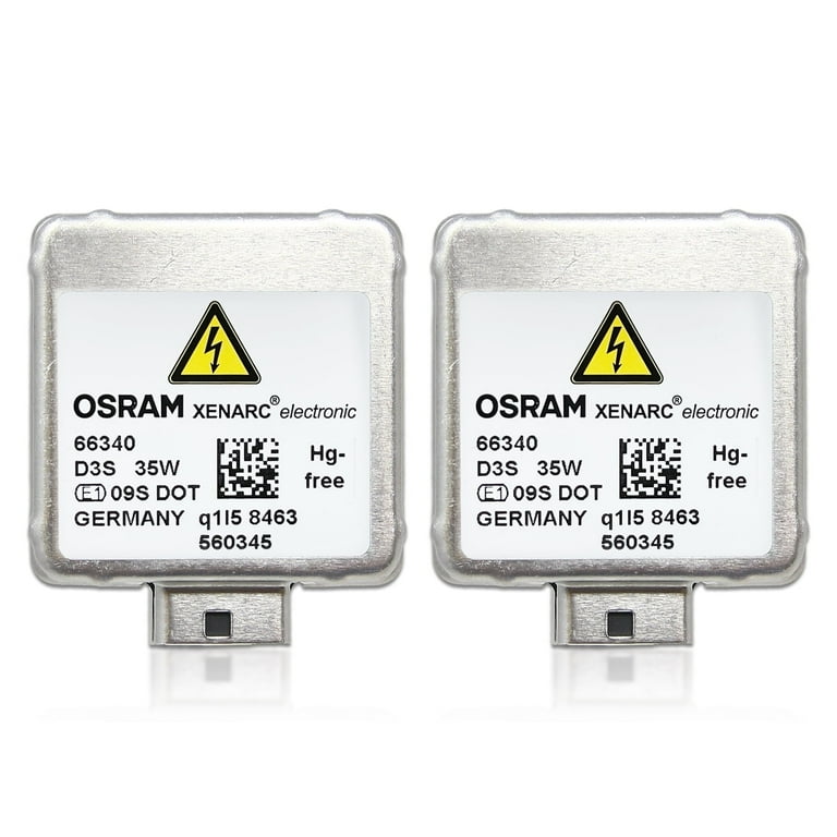 Osram Xenarc D3S 4300K Standard HID OEM Bulb 66340, Pack of 2 for