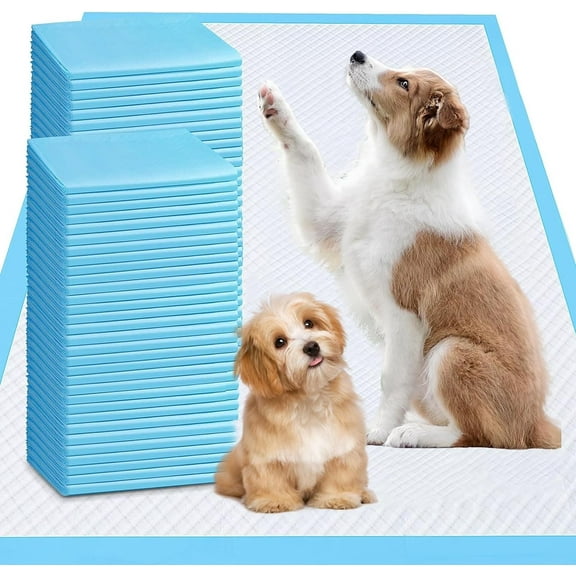 XXXL Puppy Pee Pads for Dogs 31"x47" 100 Count, Pee Pads , Leak-Proof &  Absorbent  Pee Pads, Thicken Disposable Potty Pads Puppy  Pads for Cats Rabbits