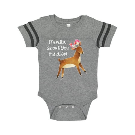 

Inktastic I m Wild About You My Deer Gift Baby Boy or Baby Girl Bodysuit
