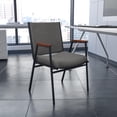 thumbnail image 2 of Bowery Hill Fabric/Steel Multipurpose Stacking Arm Guest Chair in Gray, 2 of 9