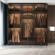 thumbnail image 5 of Women Oganizers Wardrobe Drawers Simple Modern Hanger Rail Wardrobe Glass Sliding Door Unique Roupeiro De Quarto Furniture My Lux Decor Round, 5 of 12