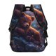 thumbnail image 4 of Balery Lazy Stone Bear Mochila Escolar Impresa, Mochila Ligera para Viajes Casual, Mochila Duradera y Cómoda Multifuncional, Mochila para Laptop-One Size, 4 of 5
