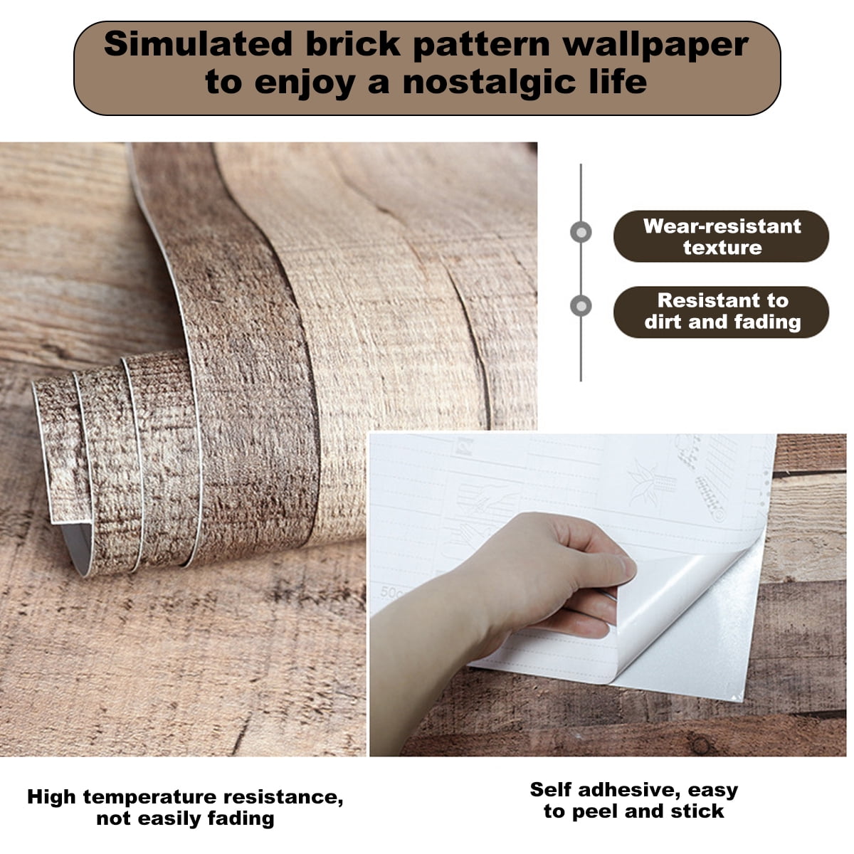 Abyssaly Papier Adhesif Pour Meuble Noir, Imperméable Film Autocollant Meuble, Papier Vinyle Adhesif Décoration Pour Chambre Murs Armoires Tables 60 X 1000cm