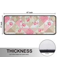 thumbnail image 5 of Kitchen Rugs Sets Of 2,Pioneer Flower Floral Print Pattern Anti Fatigue Kitchen Mat Rugs Non Slip Washable,Decorative Kitchen Floor Mats for Kitchen,Sink,Laundry,17"x47"+17"x47", 5 of 5