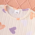 thumbnail image 6 of JFOPQVSM Infant Baby Girls 6 piece Playwear Set Toddler Girl Clothes Sets Fall Warm Sweatshirt and Pants Long Sleeve Winter Outfits, 6 of 7