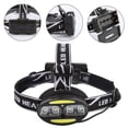 thumbnail image 3 of Linterna frontal LED COB T6 nocturna para exteriores, reflector de inducción, accesorio ajustable para la cabeza, 3 of 12