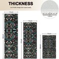 thumbnail image 4 of Pioneer Flower Floral Print Pattern Kitchen Rugs Sets Of 3,Kitchen Runner Rugs Non Skid Washable,Decorative Kitchen Floor Mats for Kitchen,Sink,Laundry,17"x30"+ 17"x47" + 17"x59", 4 of 6