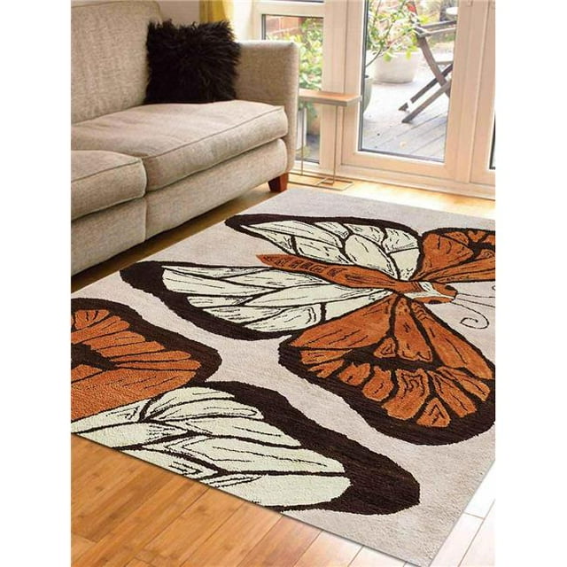 Rugsotic Carpets USK03005T0000A9 5 x 8 ft. Hand Tufted Woolen Kids Area Rug - Multicolor