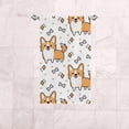 thumbnail image 6 of 2 Pack Premium Hand Towels - Ultra Soft & Highly Absorbent - Welsh Corgi with Bones Absorbent Washcloths for Bathroom Hotel Kitchen 30x15in, 6 of 6