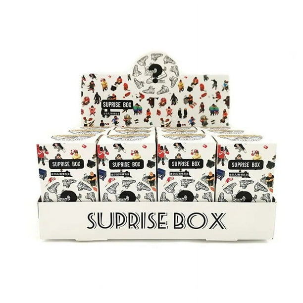 3D Running Mini Sneaker shoes Lucky Mystery Box Blind Box 100% Surprise Novelty Random Item Mystery Box 12pairs