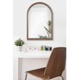 thumbnail image 4 of Kate and Laurel Hutton Rustic Arch Mirror, 20 x 30, Natural Rustic, Farmhouse Accent Mirror for Wall, 4 of 10