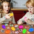 thumbnail image 2 of Eqslft Easter Eggs with Sticky Stretchy Toys Inside –12 Pack Filled Easter Eggs, Assorted Easter Elements, Surprise Party Favors for Kids, Egg Hunt, Easter Basket Stuffers, 2 of 6