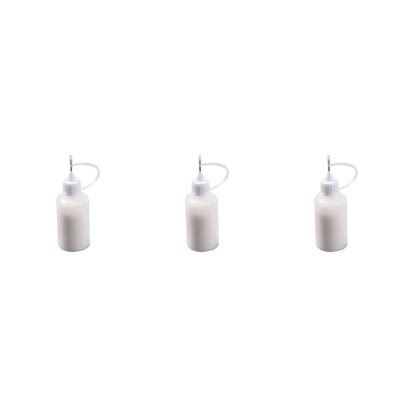 Yuarrent Botella de pegamento vacía de 30 ml con aplicador de punta de precisión de aguja para papel Quilling DIY Craft Type1 NO1
