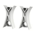 thumbnail image 3 of 2 tapones para violín, piezas para arco, material didáctico, accesorios para instrumentos resistentes, fácil de usar, ligero para principiantes gris claro, 3 of 10