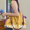 thumbnail image 2 of SPEKSEE Slouchy Shoulder Bag Large Lightweight Slouchy Hobo Tote with Rope Strap Casual Travel Duffel Nylon Purse Alt Overnight Bag, 2 of 8