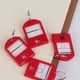 thumbnail image 3 of Guardurnaity Maleta Equipaje Etiqueta de identificación Nombre Titular Etiquetas de equipaje Llavero Etiqueta Colgante Cadena colgante Accesorio Ropa, zapatos y accesorios Miscelánea Rojo, 3 of 6