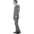 thumbnail image 4 of Smiffys Mens Stand Out Skeleton Costume Suit Set, 4 of 4