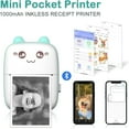 thumbnail image 4 of Mini Thermal Printer, Bluetooth Labler Maker, Portable Label Printer Compatible with Android and ios, Printable Photos, Lists, QR Codes, Notes, 4 of 10