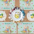 thumbnail image 6 of NWOKYZGH Happy Easter Place Mats, Easter Egg Disposable Placemats Decorative Table Mats for Spring Easter Holiday Dinner Table Decorations Party Supplies, 11 x 17 inch, 6 of 6