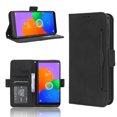 thumbnail image 1 of Case for TCL 403 Cover Adjustable Detachable Card Holder Magnetic closure Leather Wallet Case-Black, 1 of 6