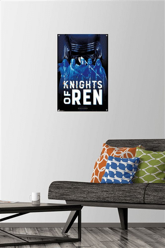 Star Wars: The Rise Of Skywalker - Knights Of Ren Wall Poster with Push Pins, 14.725" x 22.375"