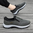 thumbnail image 6 of Men's Waterproof Hiking Shoes Slip On Walking Shoes Orthopedic Arch-Support Trainers - Lightweight Breathable Upper | Cushioned | Non-Slip Rubber Outsole | Outdoor Trail Gray 43, 6 of 6