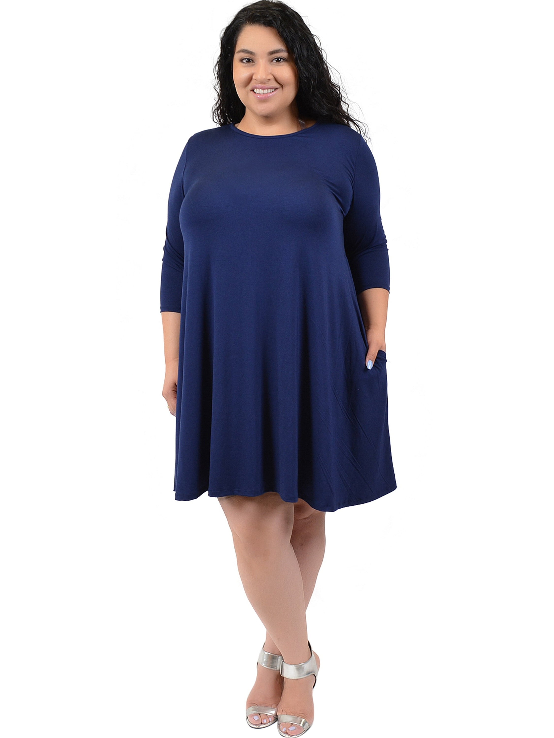 navy blue dress size 20