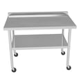 thumbnail image 5 of Stainless Steel Work Table 30" x 24" with Undershelf, [NSF Certified][Heavy Duty] Commercial Kitchen Prep Table for Home, Restaurant, Hotel, 5 of 8